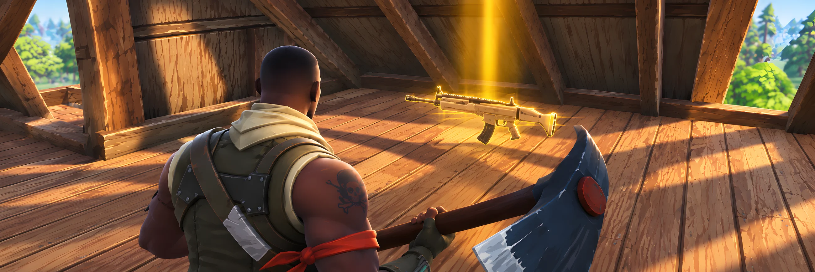 Finding the glowing Golden SCAR in an attic